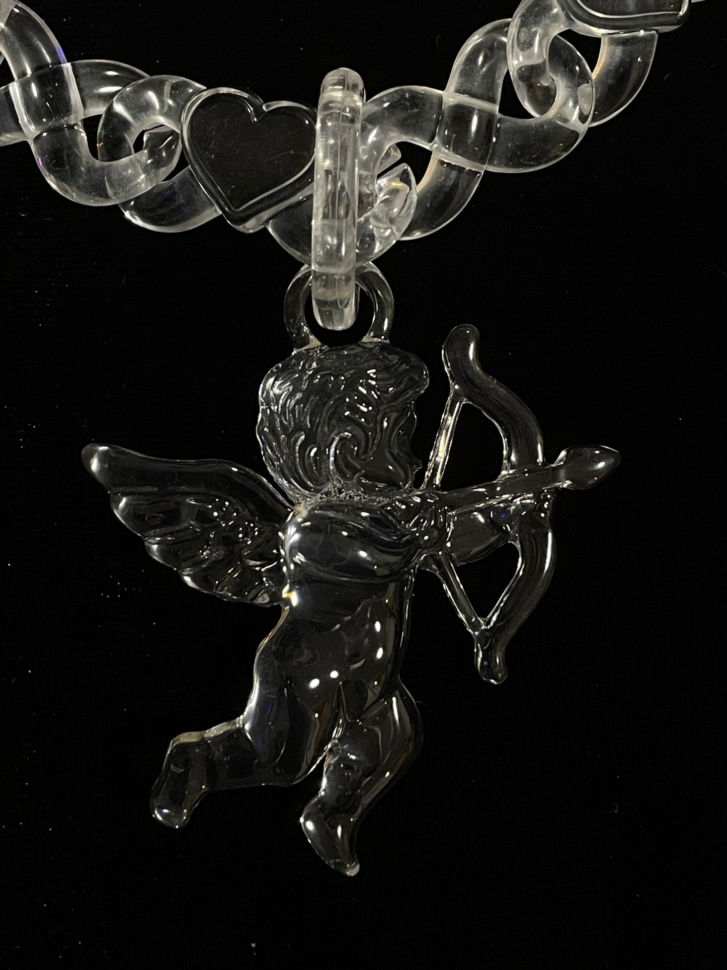 CUPID CLEAR NECKLACE