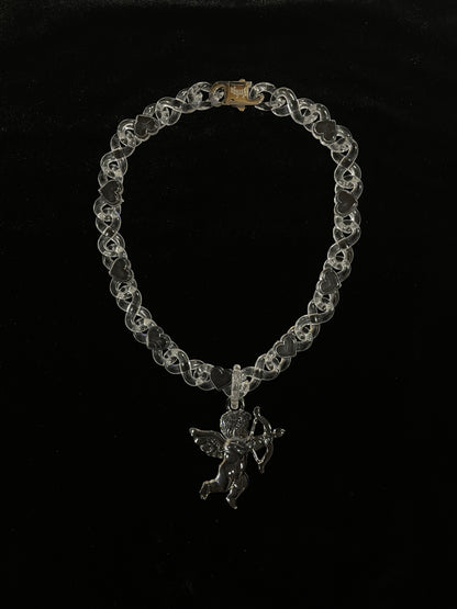 CUPID CLEAR NECKLACE