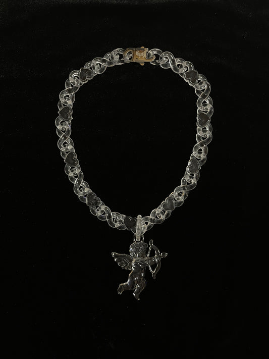 CUPID CLEAR NECKLACE
