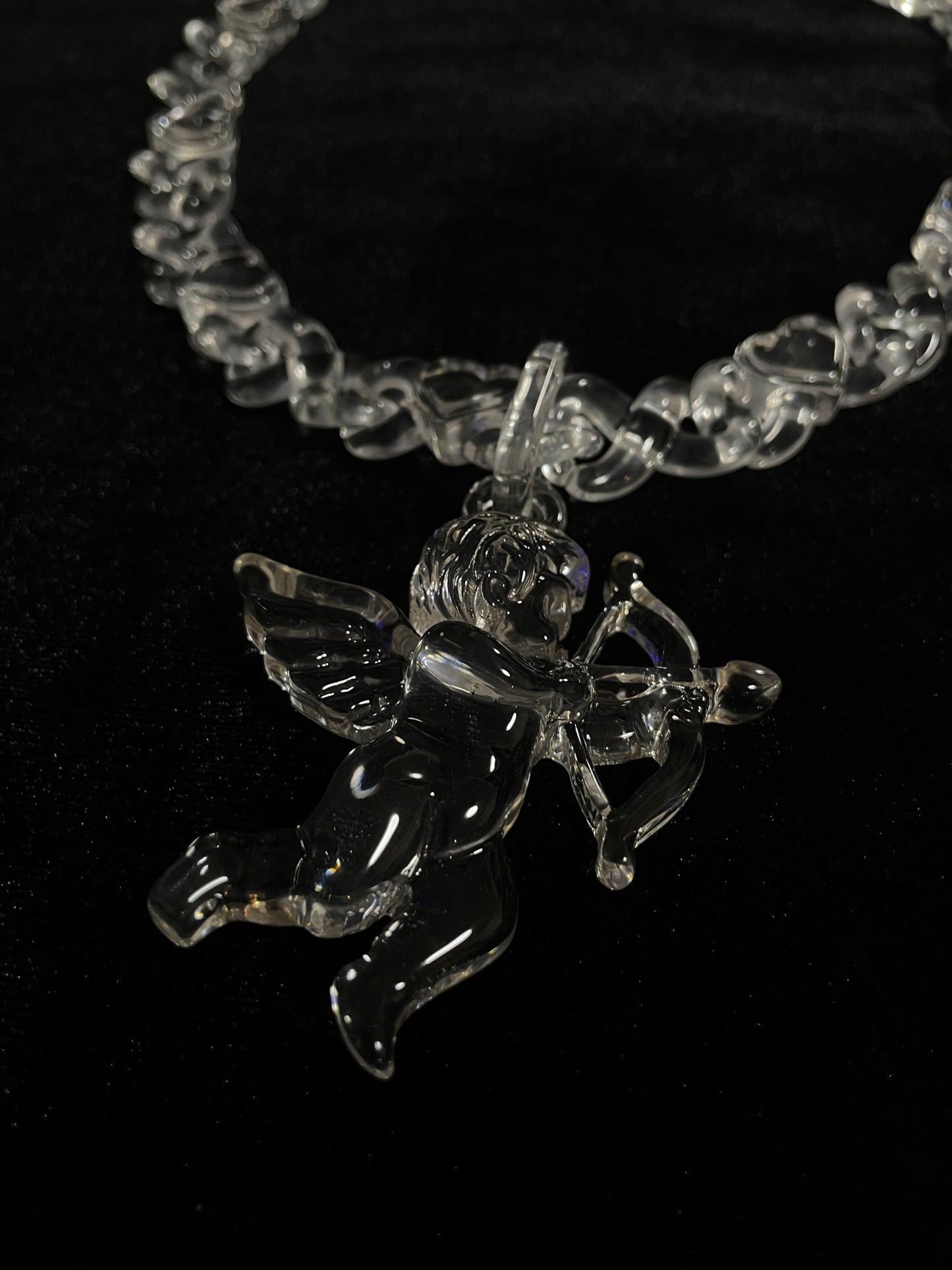 CUPID CLEAR NECKLACE