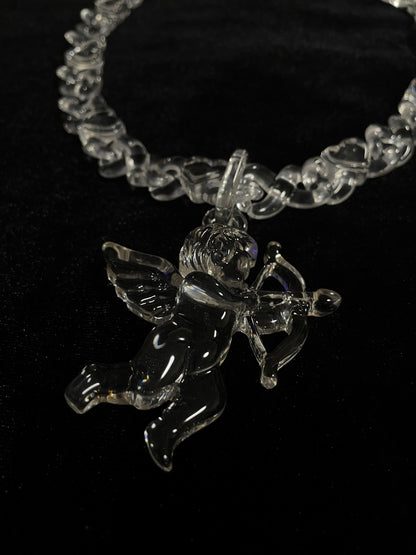 CUPID CLEAR NECKLACE