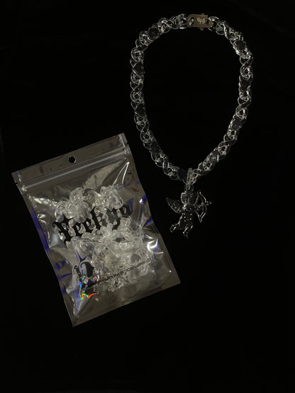 CUPID CLEAR NECKLACE