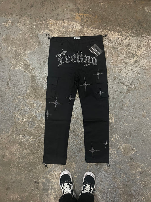 YEEKYO RHINESTONE CARGO PANTS *2024 exclusive