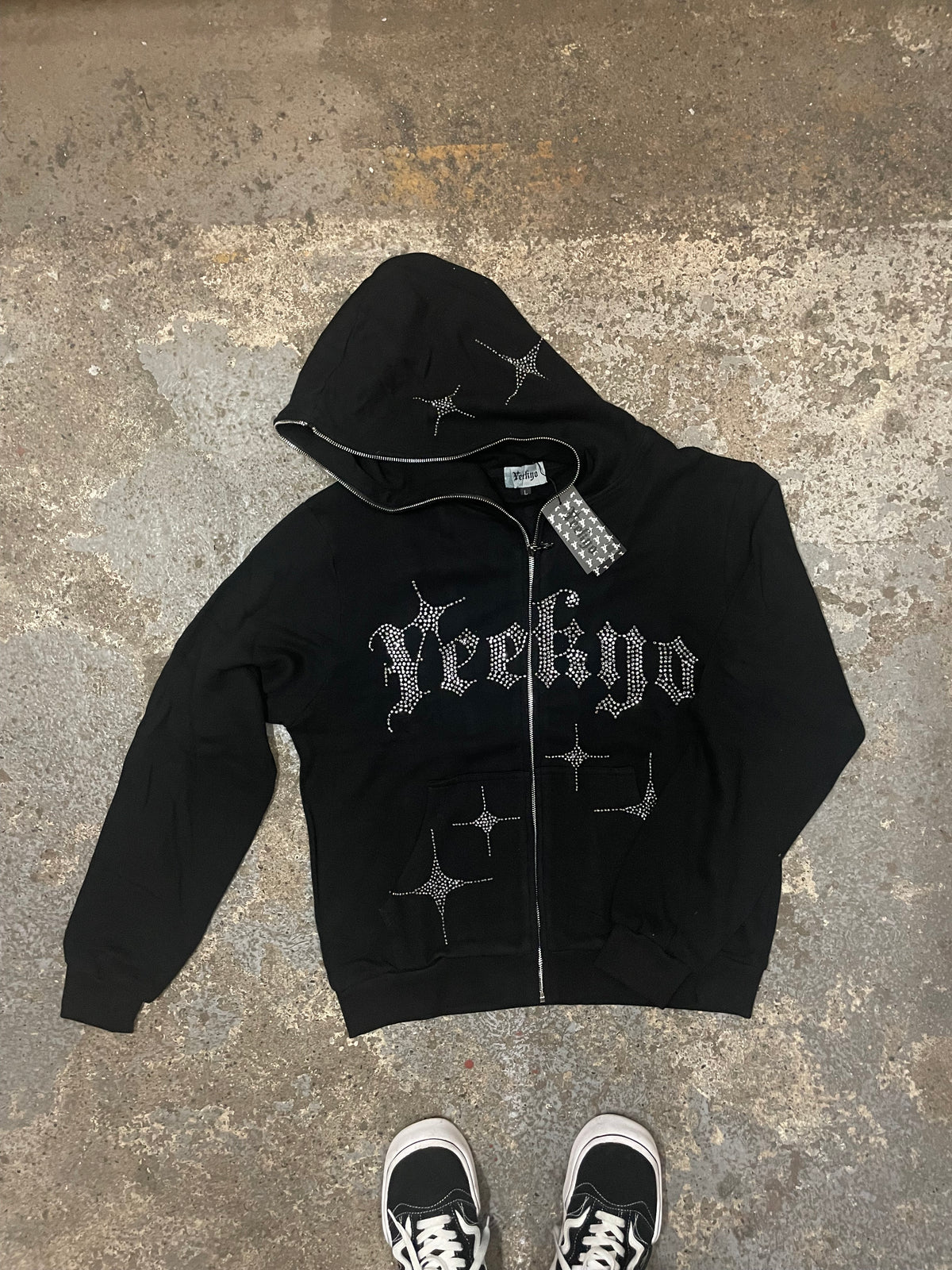 YEEKYO RHINESTONE ZIP HOODIE *2024 exclusive – Yeekyo